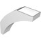 Ekena Millwork 6-in. W x 20-in. D x 20-in. H Thorton Architectural Grade PVC Knee Brace BRCP06X20X20THR - alternate 6